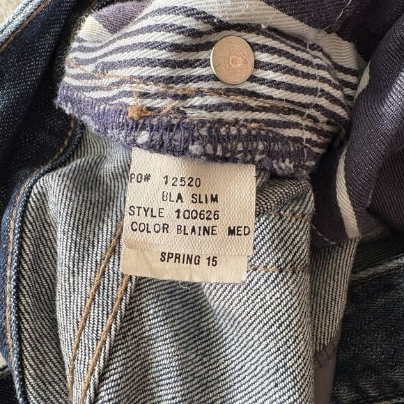 Bonobos Jeans Mens 33/34 Slim Straight Fit Stretch Denim Pants Blue Wash Modern - Picture 5 of 11